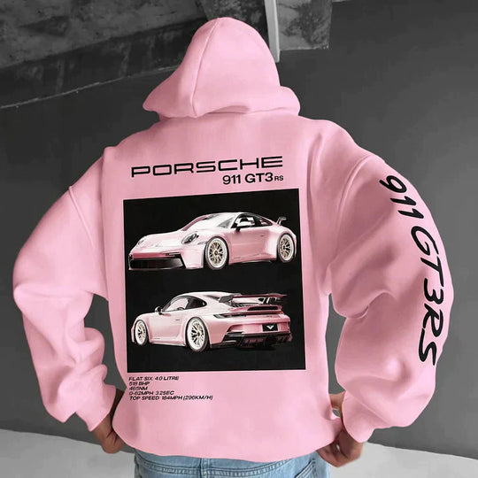 Heidi-Mode - Streetwear Stil Oversized Racing Hoodie für Herbst Unisex