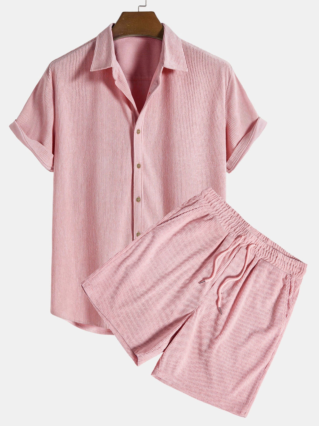 Heidi-Mode | Kurzärmeliges Button Down Hemd & Shorts