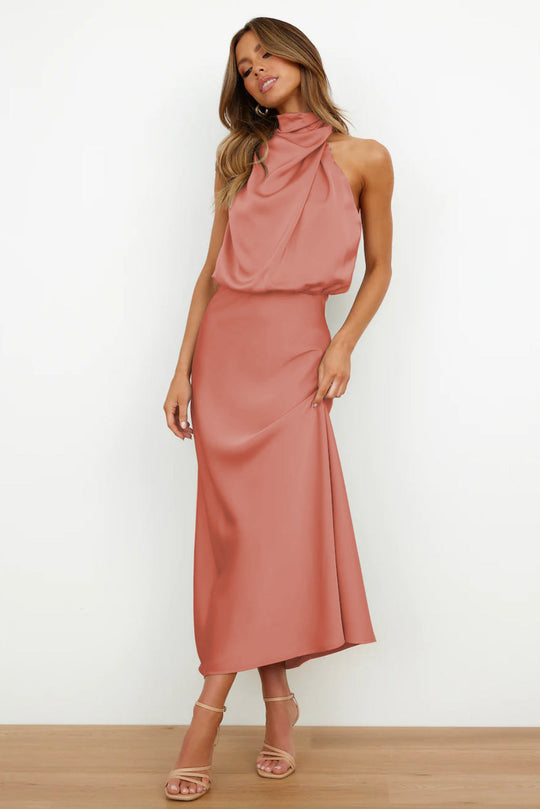 Heidi-Mode | Satinkleid - Damen - Zeitlos und Elegant