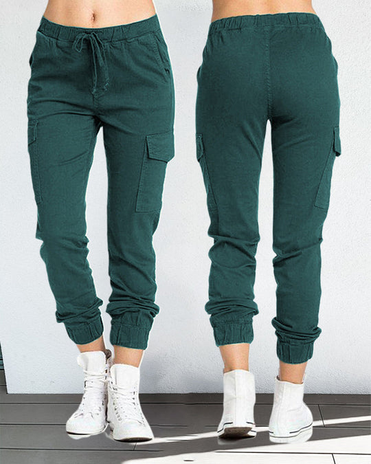 Heidi-Mode | Cargo-Hosen mit Gummibund in der Taille