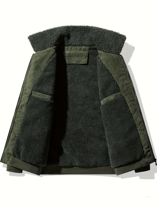 Heidi-Mode | Herren Warme Winterjacke - Dicke Steppjacke