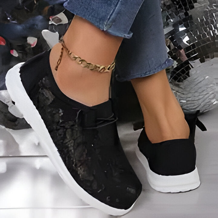 Heidi-Mode | Damen Mode Spitze Turnschuhe