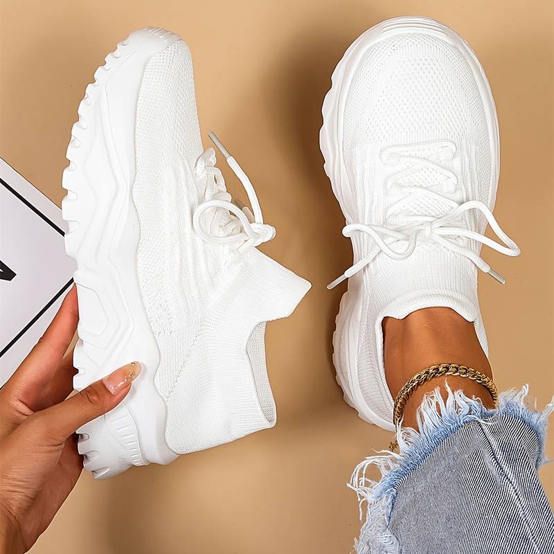 Heidi-Mode | Leichtgewicht Chunky Sohlen Sportschuhe für Frauen