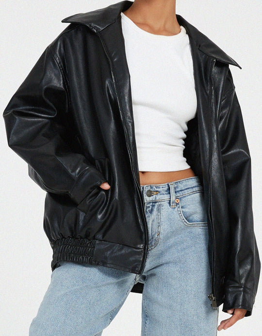 Heidi-Mode | Lockere Lederjacke