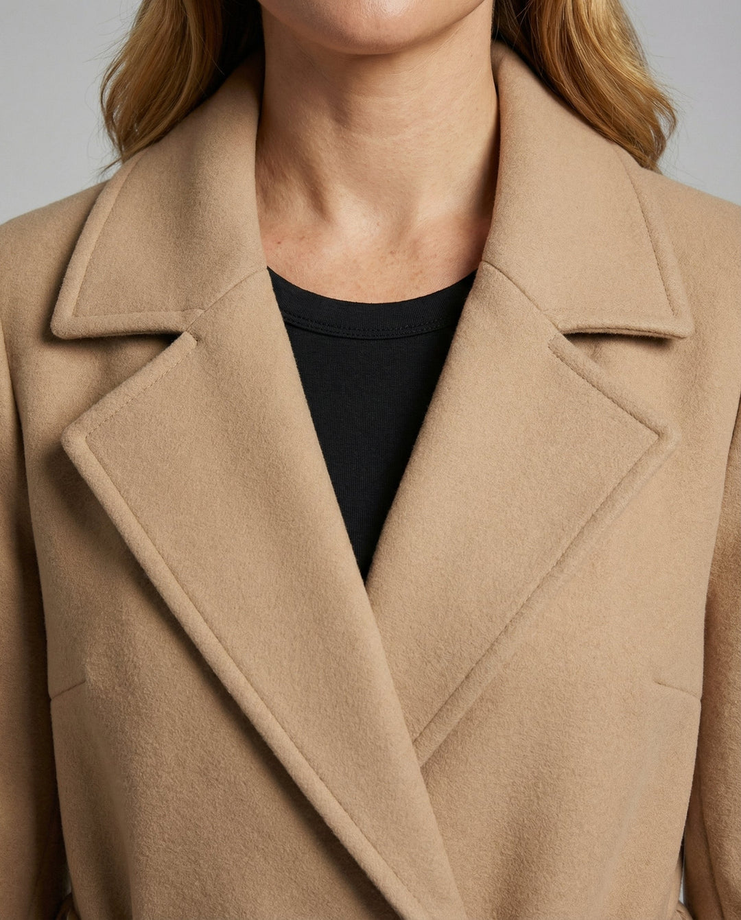 Slim Wollmantel Damen Winter | Heidi-Mode