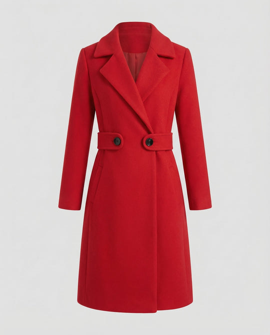 Slim Wollmantel Damen Winter | Heidi-Mode