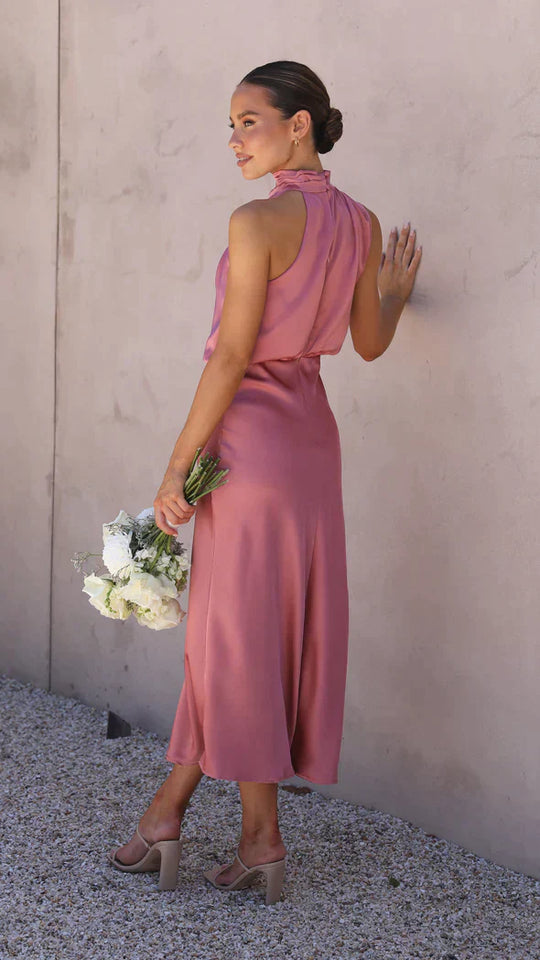 Heidi-Mode | Lange Glänzende Robe