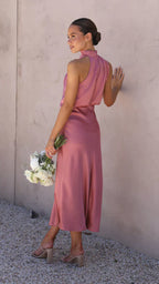 Heidi-Mode - Glänzendes langes Kleid