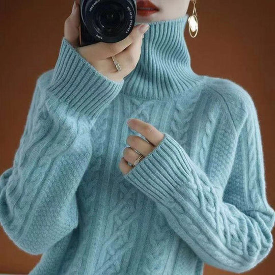Heidi-Mode | Strickrollkragenpullover aus Kaschmir
