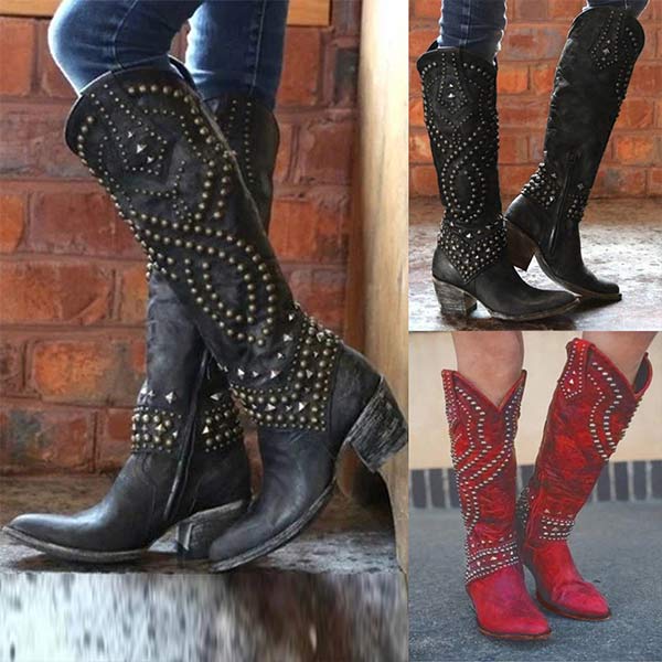 Heidi-Mode | Cowboystiefel mit Absätzen