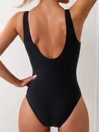 Heidi-Mode | Bademode Elegante Damen Halblang mit Kontrastdetails