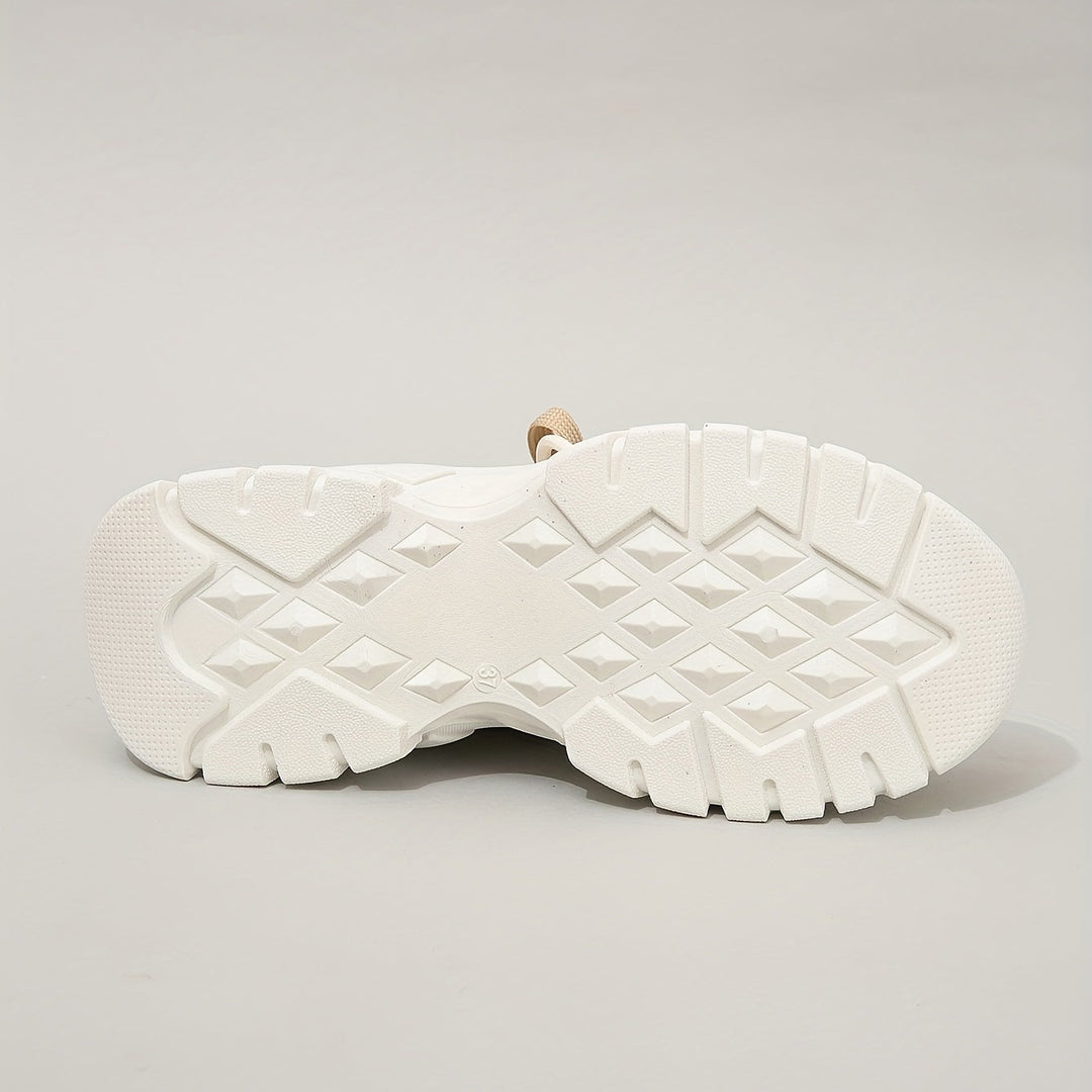 Heidi-Mode | Bequeme Beige Sneaker