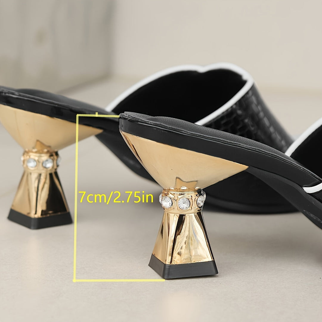 Heidi-Mode | High Heels Sandalen Elegante Schuhe für Sommer und Abend