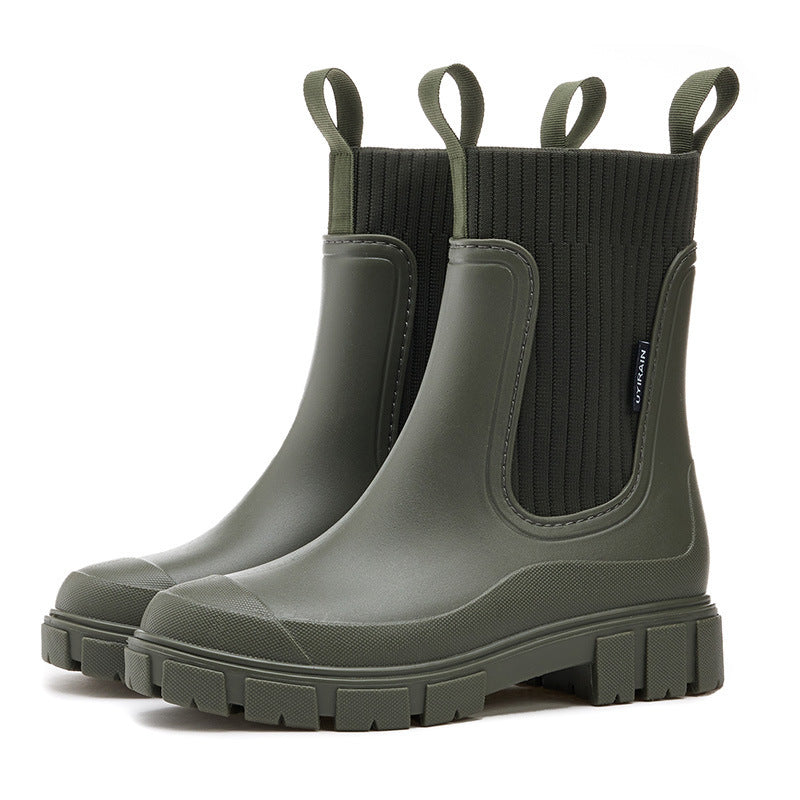 Heidi-Mode | Gummistiefel - Wasserdicht mit Antirutschsohle, Perfekt für Regenwetter
