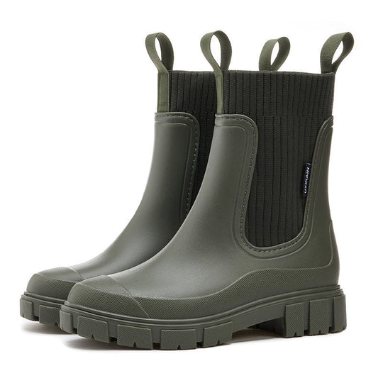Heidi-Mode | Gummistiefel - Wasserdicht mit Antirutschsohle, Perfekt für Regenwetter