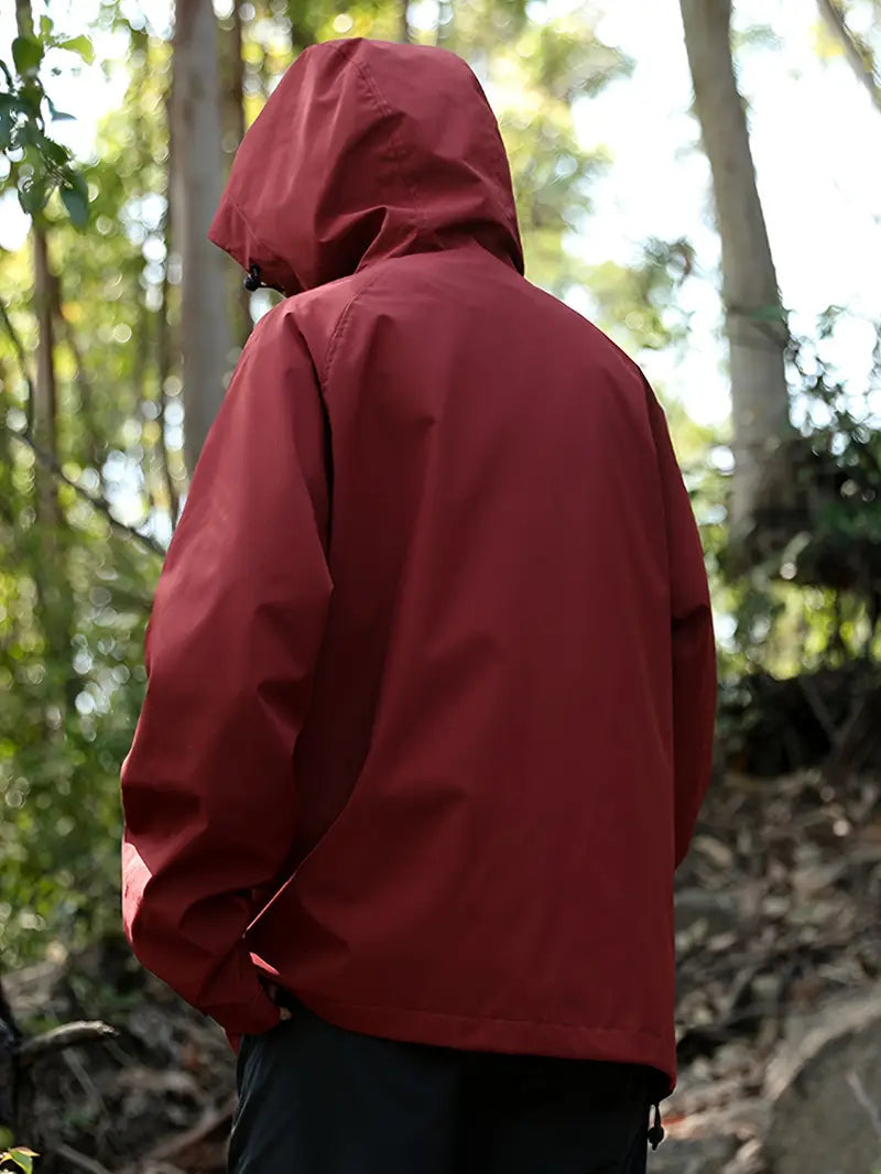 Heidi-Mode - Wasser- und winddichte Damenregenjacke mit Kapuze und Taschen