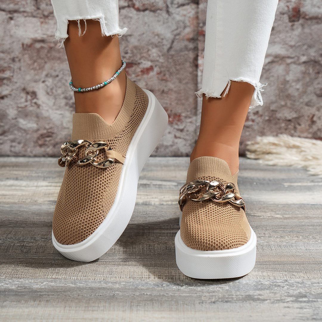 Ollie | Kette Flats Schuhe