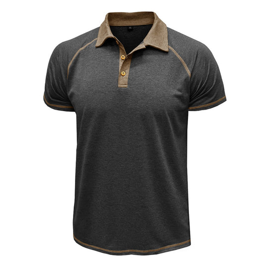 Heidi Mode | Kurzärmeliges Herren-T-Shirt mit Revers
