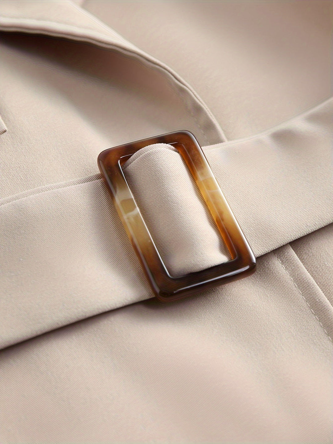 Heidi-Mode | Gürteltrenchcoat mit langen Ärmeln für Frauen Perfekt für den Alltag