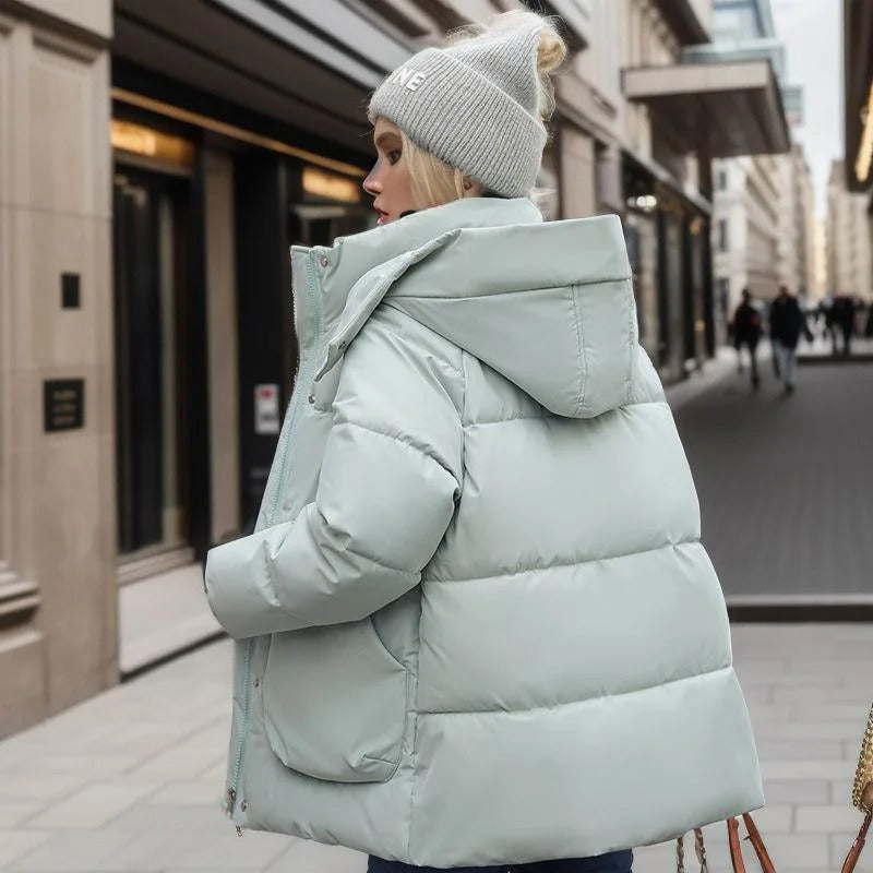 Heidi-Mode | Damen Gesteppter Puffer Mantel