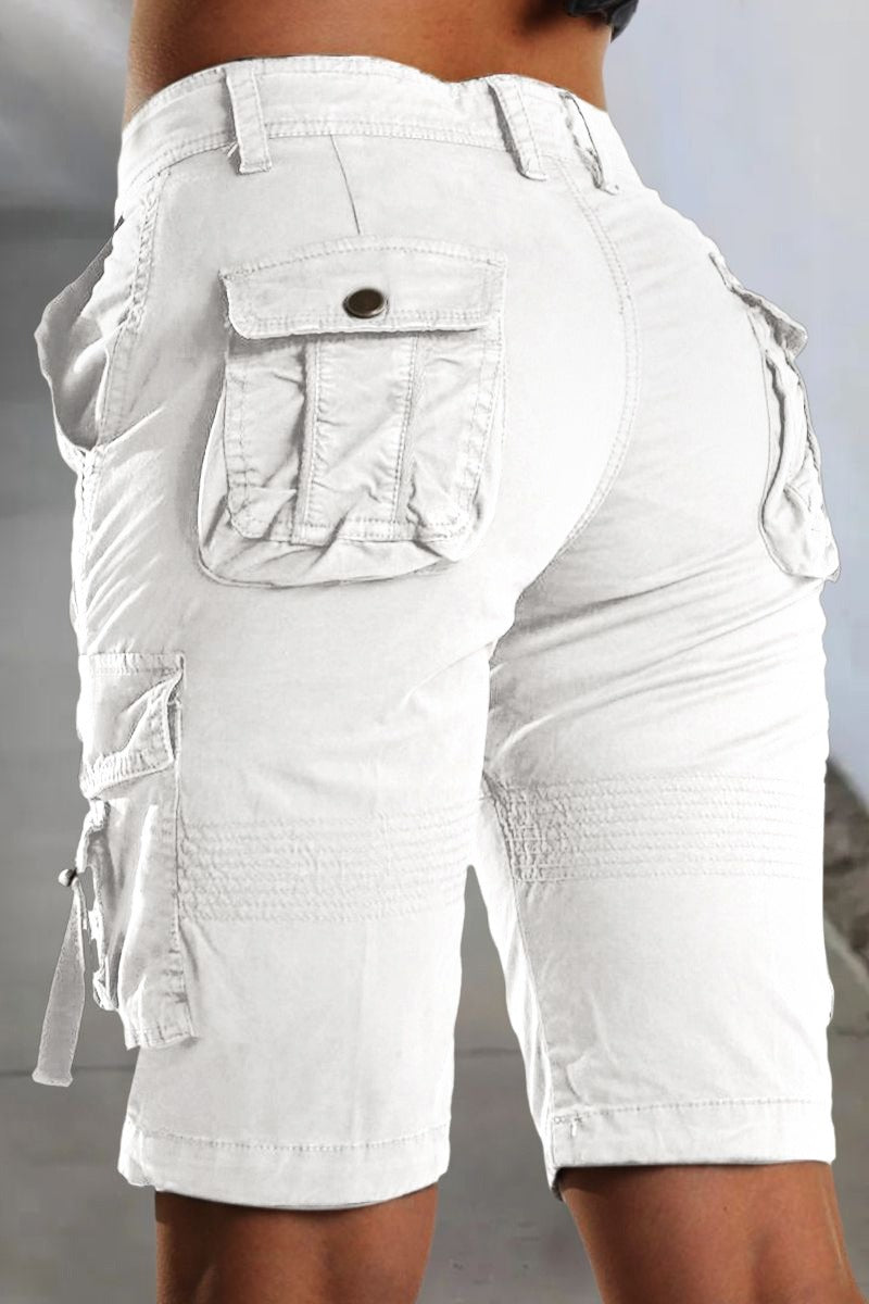 Heidi-Mode | Stilvolle Mid-Cargo-Shorts