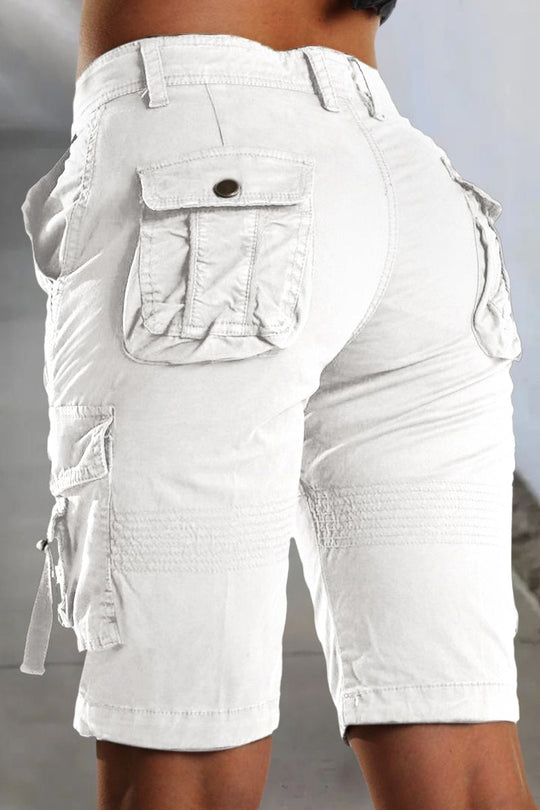 Heidi-Mode | Stilvolle Mid-Cargo-Shorts