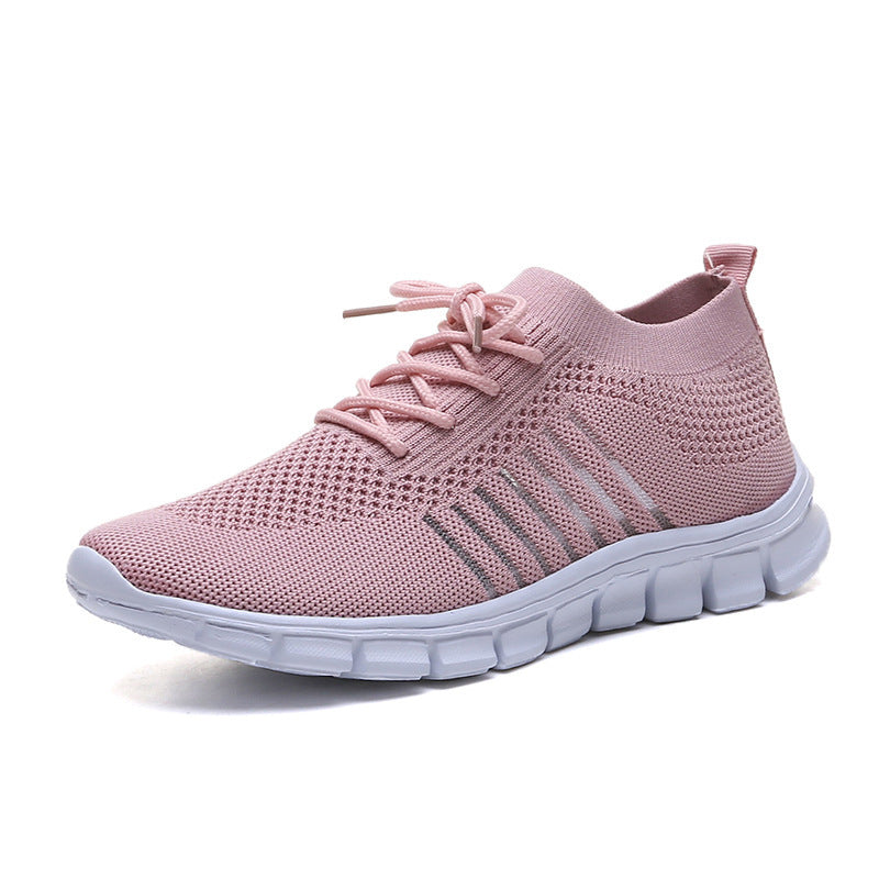 Heidi-Mode | Atmungsaktive Damensportschuhe mit Flachem Design aus Veganem Material