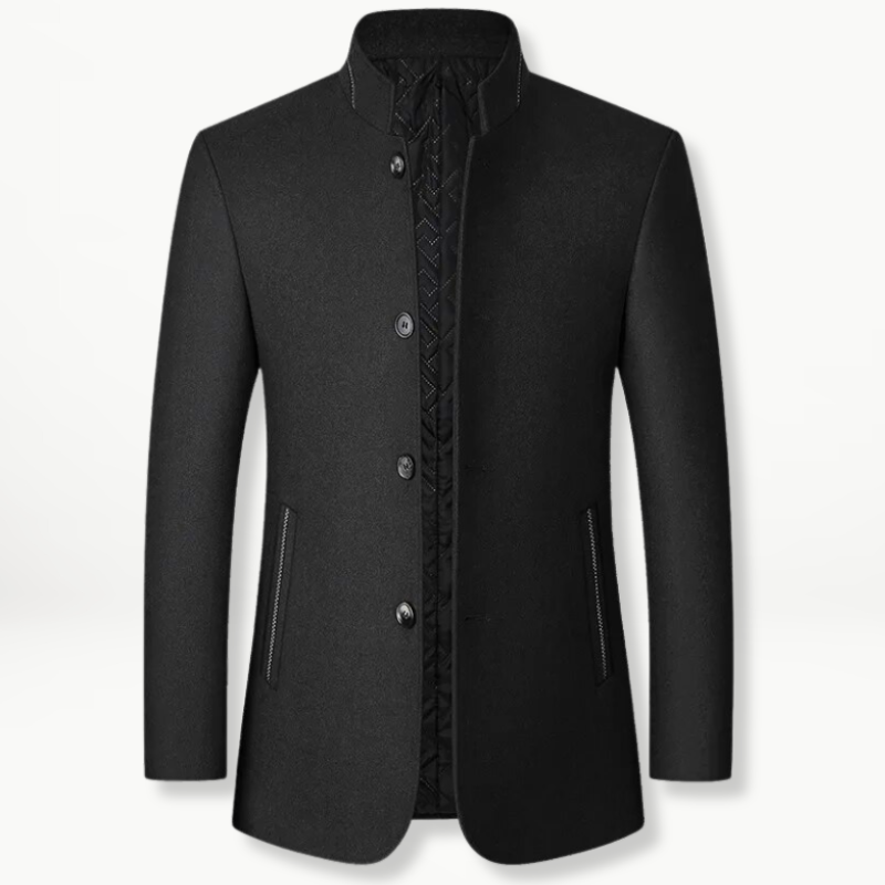 Heidi-Mode | Jacke mit Knöpfen Wollmischung Klassisch, Elegant