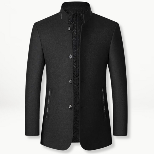 Heidi-Mode | Jacke mit Knöpfen Wollmischung Klassisch, Elegant