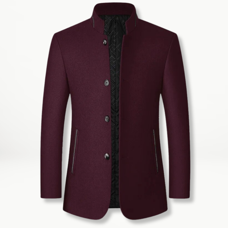 Heidi-Mode | Jacke mit Knöpfen Wollmischung Klassisch, Elegant