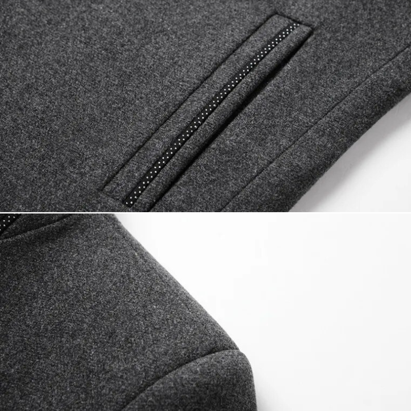 Heidi-Mode | Jacke mit Knöpfen Wollmischung Klassisch, Elegant