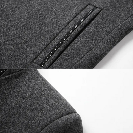 Heidi-Mode | Jacke mit Knöpfen Wollmischung Klassisch, Elegant