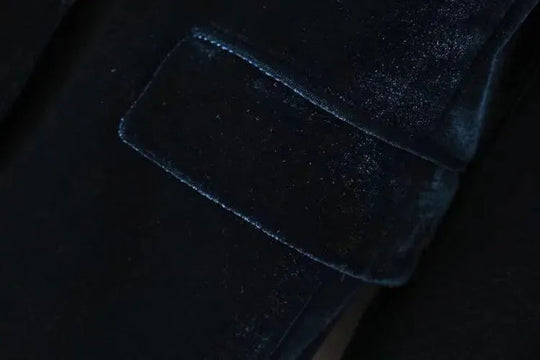 Heidi-Mode | 1-Knopf Samt Blazer Damen - Anzugjacke