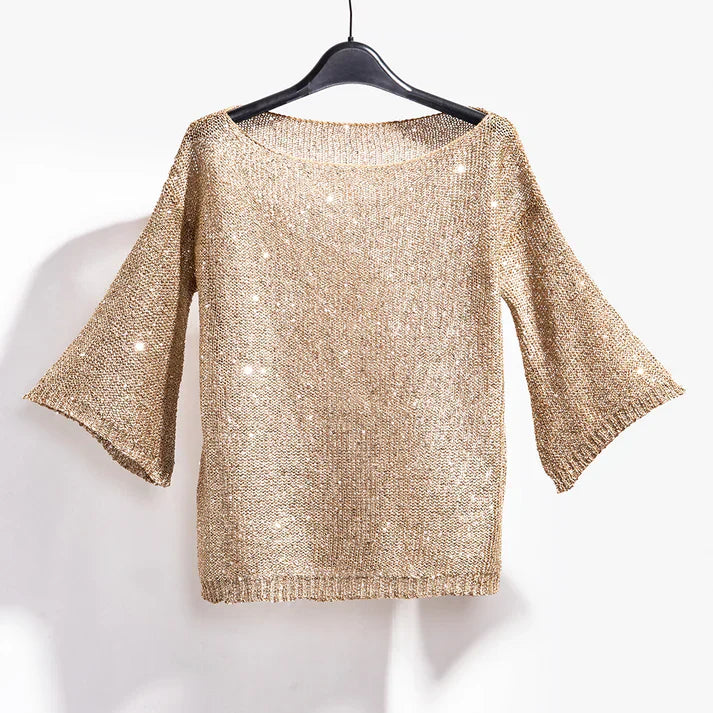 Heidi-Mode | Elegante Paillettenpullover