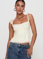 Heidi-Mode | Damen Zartes Spitzenoberteil Elegantes Design