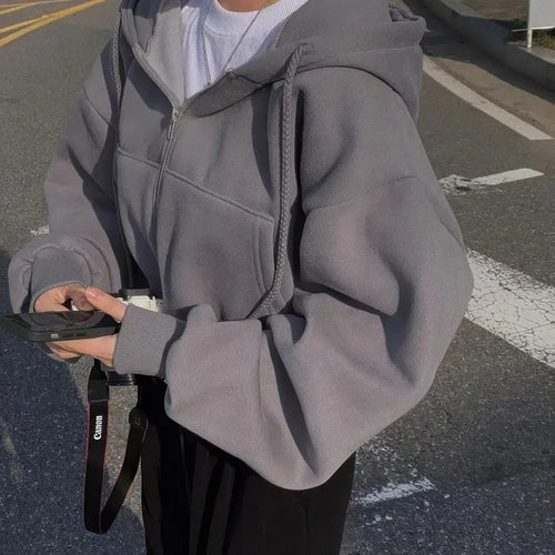 Heidi-Mode | Pullover Lange Ärmel Oversized Hoodie