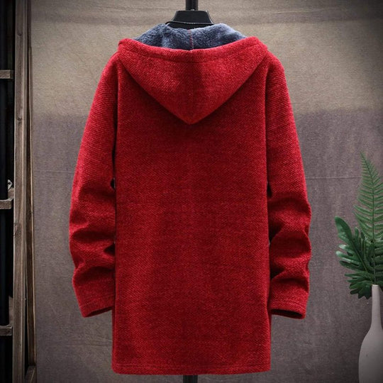 Stylischer, warmer und lässiger Kapuzenpullover mit Seitentaschen