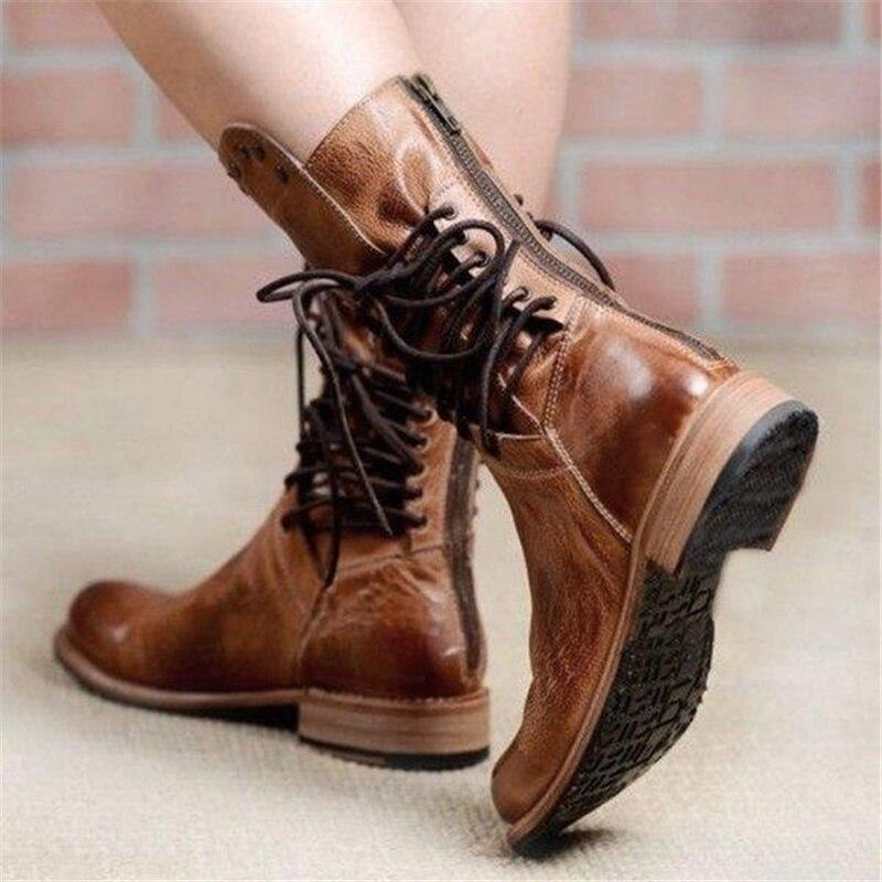 Heidi-Mode | Lederstiefel Elegante Hohe Lederstiefel