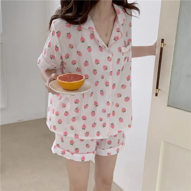 Katoenen Pyjamaset