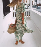 Heidi-Mode - Maxikleid in sommerlichen Design