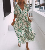 Heidi-Mode - Maxikleid in sommerlichen Design