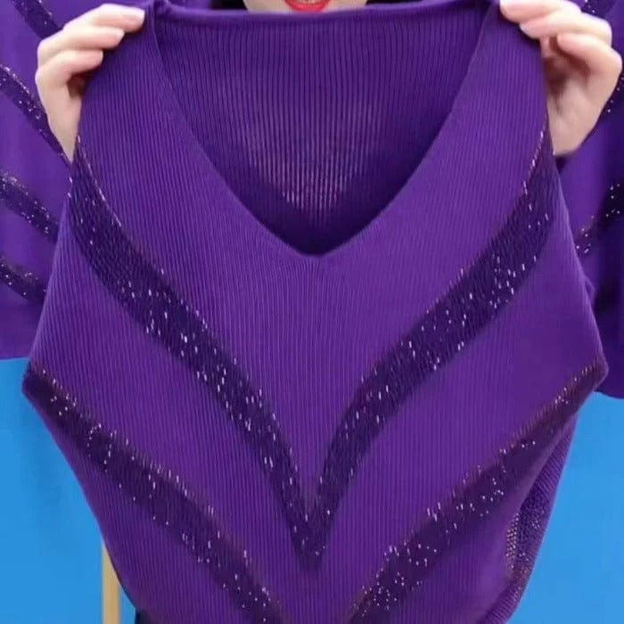 Heidi-Mode | V-Ausschnitt Pullover Eleganter Zeitloser Stil Ideal für den Winter