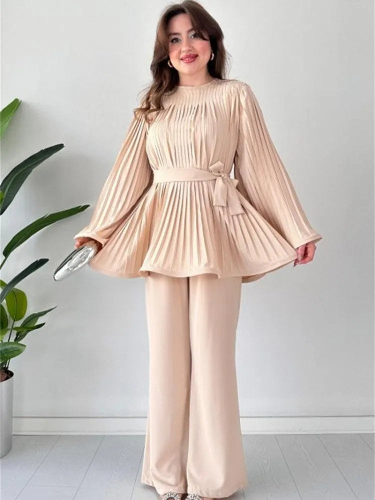 Heidi-Mode | Ein Breites Hosenanzug Elegante Baumwolle und Viskose Ideal für Das Berufsleben und Festliche Anlässe