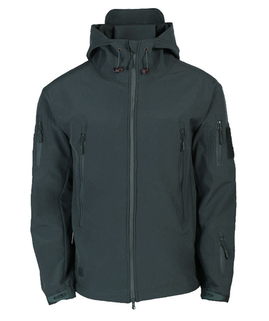 Heidi-Mode | Herren Softshell Winterjacke - Kapuze Vollzip