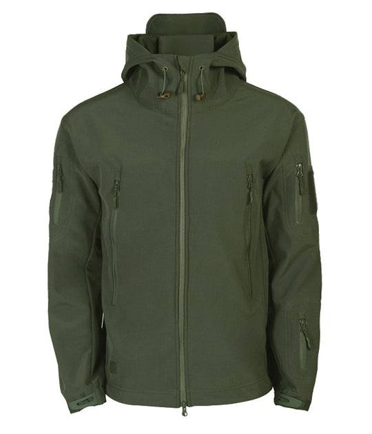 Heidi-Mode | Herren Softshell Winterjacke - Kapuze Vollzip