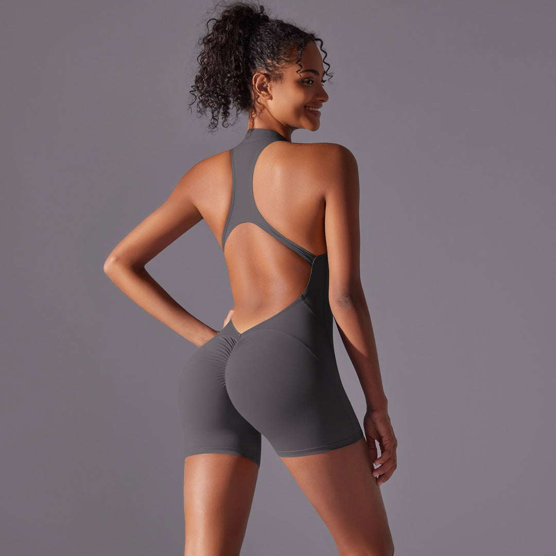 Heidi Mode | Schönheit zurück Onesie Yoga Kleidung