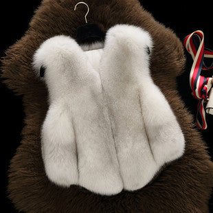 Damen elegante Fellweste Heidi-Mode