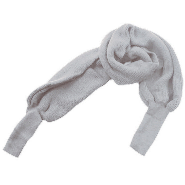 Damen weich gestrickter Schal mit modischem Knoten-Design Heidi-Mode