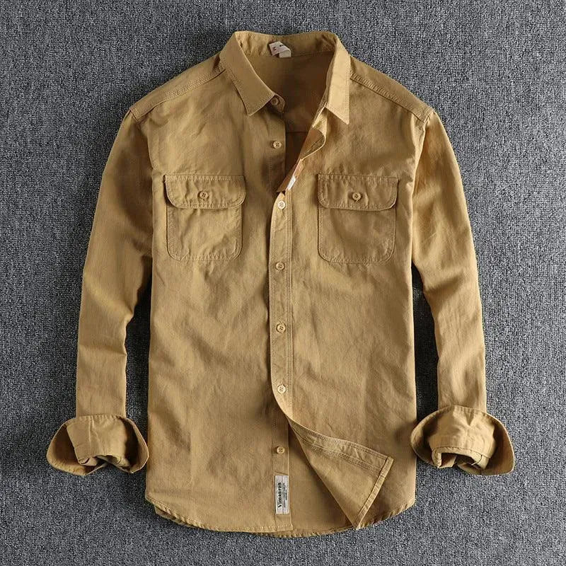 Heidi-Mode | Multicolored men's long-sleeve shirt