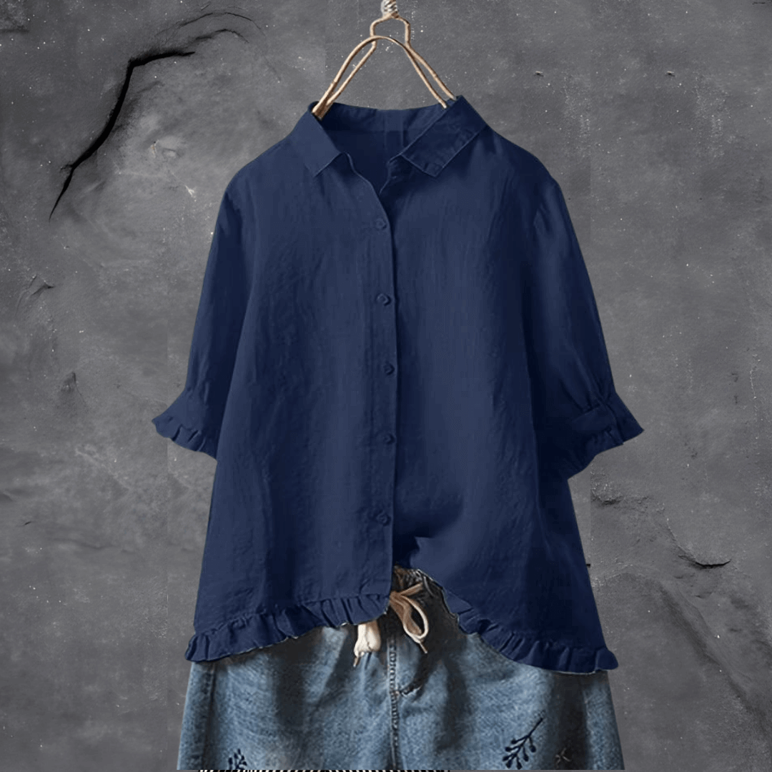 Heidi-Mode | Elegantes Baumwollhemd Damen